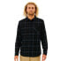 Фото #1 товара Рубашка с длинным рукавом мужская Rip Curl Checked in Flannel Franela Чёрный
