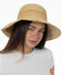 Фото #3 товара Women's Open Inset Band Straw Cloche Hat