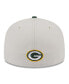 ფოტო #5 პროდუქტის Men's Stone, Green Green Bay Packers 2023 NFL Draft On Stage 59FIFTY Fitted Hat