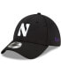 ფოტო #1 პროდუქტის Men's Black Northwestern Wildcats Campus Preferred 39Thirty Flex Hat