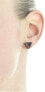 Stone and Wood Stud Earrings Triangle Wood GJEWWOA003UN