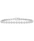 ფოტო #1 პროდუქტის Diamond Circle Link Bracelet (1/4 ct. t.w.) in Sterling Silver, Created for Macy's