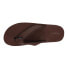 Фото #4 товара London Fog Tyrone Flip Flops Mens Brown Casual Sandals CL30379M-E