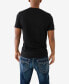 Фото #2 товара Men's Short Sleeve Sliced Horseshoe T-shirts
