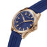 Фото #4 товара Наручные часы Guess Champ 44 мм синие, розовое золото GW0639G3
