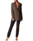 Фото #4 товара Women's Braelynn Relaxed Double-Breasted Blazer