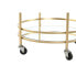 Serving trolley DKD Home Decor Golden Metal Mirror 42,5 x 42,5 x 74,3 cm