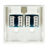 Фото #3 товара Wall socket 2xRJ45 - white