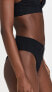 L*Space 293443 Women's Court Bikini Bottoms, Black, size S