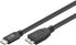 Фото #1 товара Wentronic 67996 - 1 m - Micro-USB B - USB C - USB 3.2 Gen 1 (3.1 Gen 1) - 5000 Mbit/s - Black