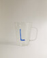 Фото #2 товара Borosilicate mug with initial l