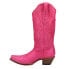 Фото #3 товара Corral Boots Fuchsia Embroidered Snip Toe Cowboy Womens Pink Western Cowboy Boo