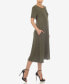Фото #3 товара Women's Short Sleeve Midi Dress