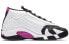 Фото #3 товара Jordan Air Jordan 14 Retro Fuchsia Flash Black Toe 拼色 中帮 篮球鞋 GS 黑白紫 2018年版 / Кроссовки Jordan Air Jordan 654969-119
