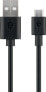 Wentronic Micro-USB Fast-Charging and Sync Cable - 1 m - 1 m - USB A - Micro-USB B - USB 2.0 - 480 Mbit/s - Black