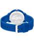 Фото #2 товара Часы и аксессуары Lacoste L.12.12. голубой силиконовый ремешок 42 мм