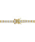 ფოტო #3 პროდუქტის Lab-Grown Moissanite Tennis Bracelet (5-1/10 ct. t.w.) in 18k Gold-Plated Sterling Silver