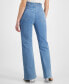 Фото #2 товара Petite Flare-Leg Front-Seam Jeans, Created for Macy's