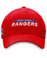 Фото #4 товара Men's Red New York Rangers Authentic Pro Rink Adjustable Hat