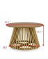 Versatile Minimalist Coffee Table, Modern Solid Wood Nordic Design