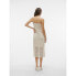 Фото #2 товара Платье длинное без рукавов Vero Moda Maya для телесных оттенков