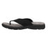 London Fog LfmAxminister Flip Flops Mens Black Casual Sandals CG1650