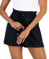 Фото #3 товара Women's Linen High-Rise Drawstring Shorts, Created for Macy's