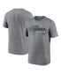 Фото #1 товара Men's Heather Gray Seattle Seahawks Legend Team Shoutout Performance T-shirt