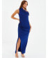 Фото #3 товара Women's One Shoulder Wrap Maxi Dress