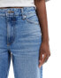 River Island relaxed straight leg jean in mid blue