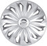 Фото #1 товара Michelin 9200 4-Piece Set of Wheel Trims Model 43RC with Night Vision Security Reflector System Silver