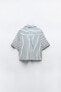 Фото #11 товара Рубашка из смесового льна с короткими рукавами ZARA