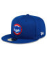 Фото #1 товара Men's Royal Chicago Cubs 2024 Batting Practice 59FIFTY Fitted Hat