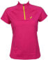 Фото #1 товара ASICS Speed Inner Muscle Short Sleeve HalfZip Pullover Womens Pink Casual Outerw