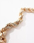 Фото #2 товара ASOS DESIGN Curve necklace with chunky twist design in gold tone