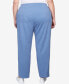 Фото #2 товара Plus Size Comfort Zone French Terry Elastic Waist Average Length Pants