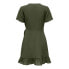 ONLY Nova Life Marlie Wrap Solid Short Sleeve Short Dress