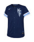 Фото #3 товара Toddler Boys and Girls Salvador Perez Navy Kansas City Royals City Connect Replica Player Jersey