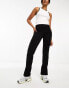 Фото #8 товара Noisy May high waisted seam detail trousers in black