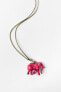 Фото #3 товара Ожерелье-шнурок с подвеской «слон» ZARA