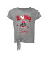 ფოტო #3 პროდუქტის Preschool and Toddler Boys and Girls Heathered Gray, Scarlet Ohio State Buckeyes Forever Love T-shirt and Leggings Set