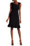 Фото #2 товара NANETTE nanette lepore 157828 Women's Sleeveless Textured Dress Black Sz. 10