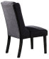 Фото #6 товара Newport Upholstered Side Chairs with Tufted Back, Set of 2