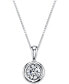 ფოტო #1 პროდუქტის Energy Diamond Pendant Necklace (1/5 ct. t.w.) in 14k Gold, White Gold or Rose Gold