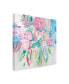 Фото #2 товара Farida Zaman Summer Pink Floral Pastel Canvas Art - 15.5" x 21"