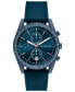 ფოტო #1 პროდუქტის Men's Accelerator Chronograph Navy Nylon Watch 42mm