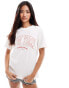 JJXX t-shirt with new york chest print in white Vanilleeis, XS - EU 34 - фото #1