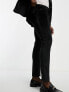 ASOS DESIGN skinny tuxedo suit trouser in velvet in black