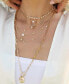 ფოტო #3 პროდუქტის Crystal and 18K Gold Charmed For Sure Women's Necklace