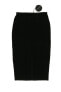 HARLOWE & GRAHAM Women's Black Knit 30" Below Knee Pencil Skirt Sz. S 134236